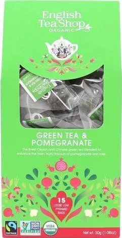 English Tea Shop Πράσινο Τσάι Βιολογικό Προϊόν 15 Φακελάκια