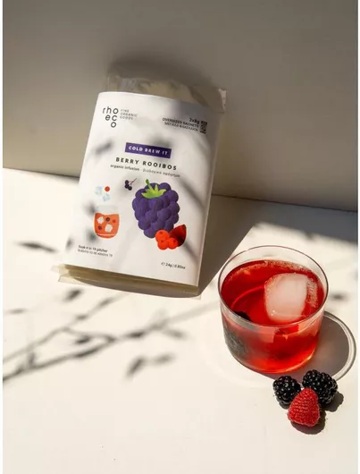 Rhoeco Βιολογικό Berry Rooibos Cold Brew It 3x8g 18051