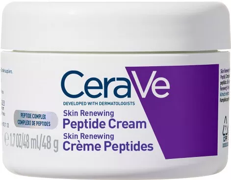 CeraVe Skin Renewing Κρέμα Προσώπου Νυκτός για Ενυδάτωση & Ανάπλαση με Υαλουρονικό Οξύ & Ceramides 48gr