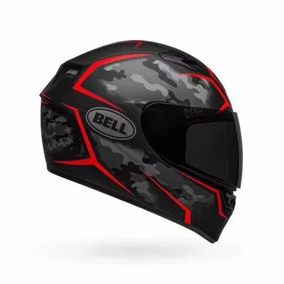 Bell Qualifier Black/Red Κράνος Μηχανής Full Face DOT / ECE 22.05 1527gr XXL Stealth Camo Matte
