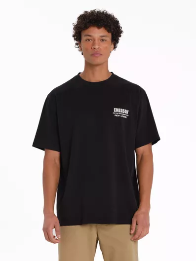 Emerson World Famous Steaks 261.EM33.29 T-shirt Κοντομάνικο Μαύρο