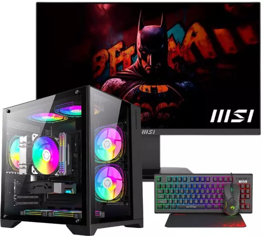 Vengeance Maverick-S30 Desktop PC Athlon-3000G / 8GB DDR4 / 240GB SSD / No OS με Πληκτρολόγιο Ποντίκι & Οθόνη MSI PRO MP2412