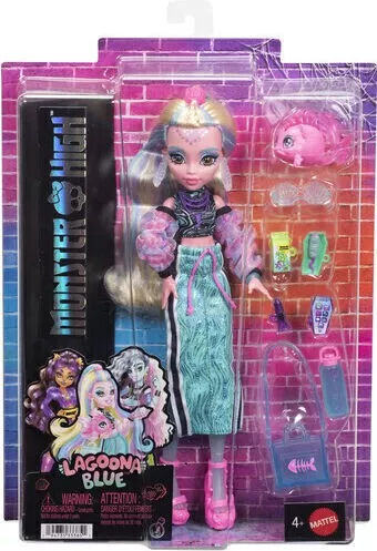  Mattel Monster High: Basic Series Lagoona Κούκλα για 4+ Ετών