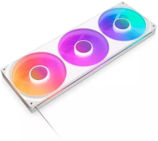 NZXT F420 RGB Case Fan 140mm με Σύνδεση 4-Pin PWM Λευκό