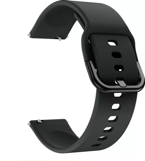 Λουράκι Σιλικόνης Μαύρο Galaxy Watch 46mm / Gear S3