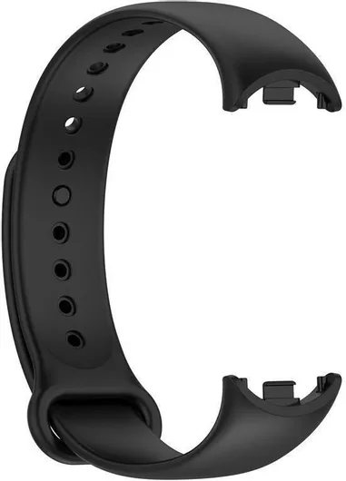 Strap Mi Λουράκι Σιλικόνης Μαύρο Smart Band 8 / Smart Band 9 / Smart Band 10