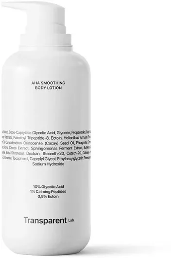 Transparent Lab Aha Smoothing Body Lotion Θεραπεία Σώματος Οξέα 400 Ml