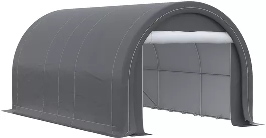 Outsunny Τέντα Κήπου Για Αυτοκίνητα & Εξοπλισμό Με Φερμουάρ, Μανταλάκια & Σχοινιά, 500x300x240cm