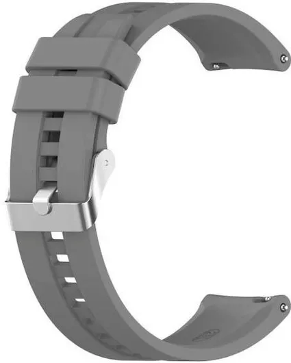 Quick Release Καουτσούκ Λουράκι Ρολογιού Γκρι 22mm
