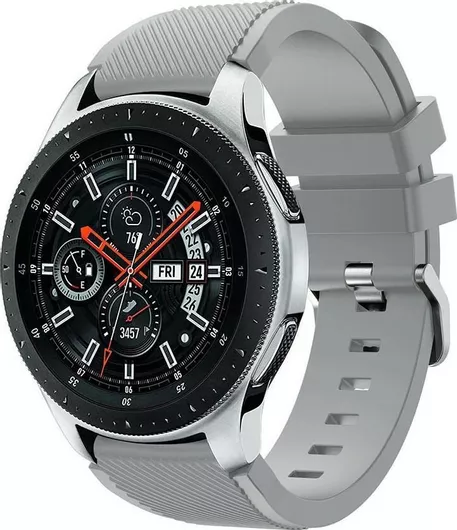 Smoothband Λουράκι Σιλικόνης Γκρι Galaxy Watch 46mm / Gear S3