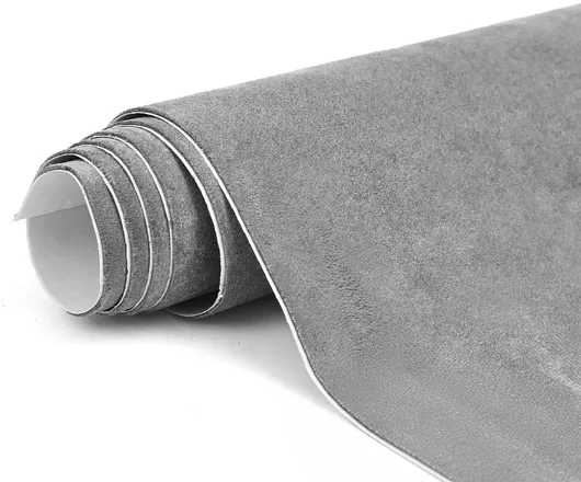 Αυτοκόλλητο Ύφασμα Αλκαντάρα Σουέντ 60x100cm Εσωτερική Διακόσμηση Αυτοκινήτου – W17319-3g Γκρί