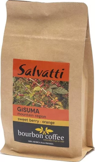 Salvatti Καφές Espresso Arabica Rwanda Orange σε Κόκκους 250gr