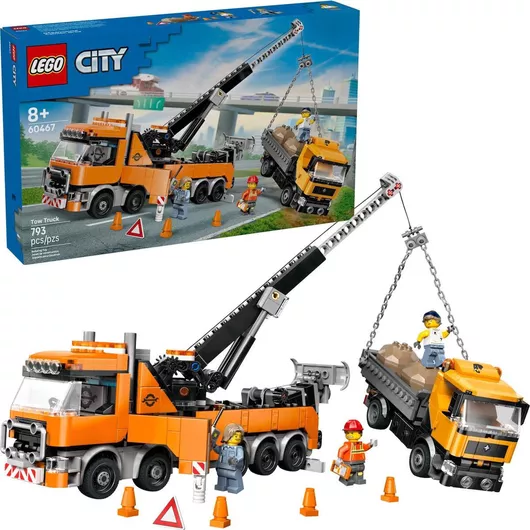 Lego City Heavy Duty Recovery Tow Truck With Crane για 8+ Ετών 793τμχ