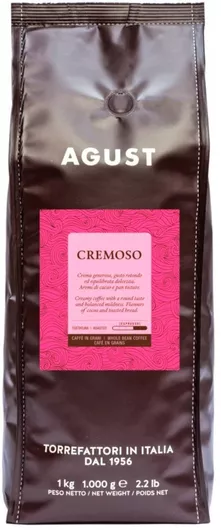 Agust Cremoso Whole Bean Coffee 1kg