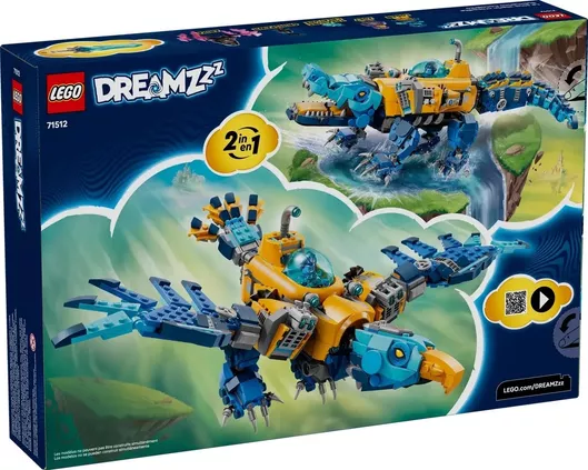 Lego DREAMZzz: Crocodile Submarine για 8+ Ετών #71512