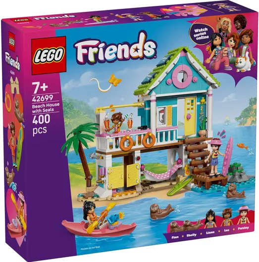 Lego Friends: Beach House with Seals για 7+ Ετών #42699