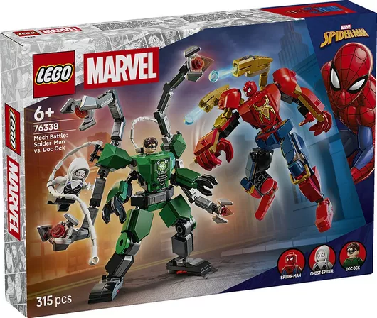 Lego Marvel: Mech Battle: Spider-Man vs. Doc Ock για 6+ Ετών #76338