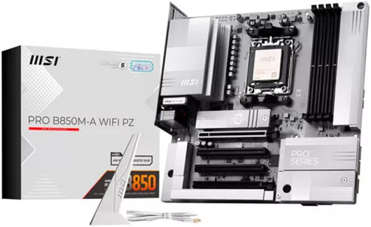 MSI PRO B850M-A WIFI PZ Motherboard Micro ATX με AMD AM5 Socket 911-7E78-001