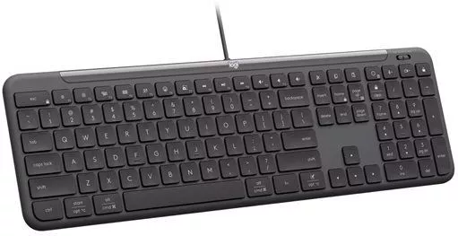 Logitech Keyboard K620 Signature Slim Wired f. Bus. [DE] black 108 Tasten