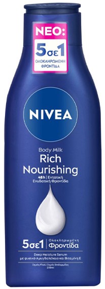 Nivea Rich Nourishing Lotion Σώματος Ενυδατική για Ξηρές/Πολύ Ξηρές Επιδερμίδες 250ml
