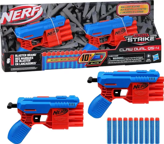 Nerf Alpha Strike Claw Dual QS-4 Blaster