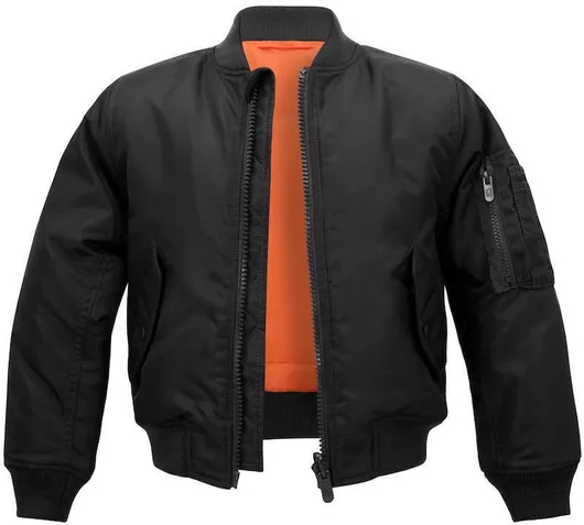 Παιδικό Bomber Μαύρο - a58dc240