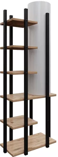 Opviq Moda Φωτιστικό Δαπέδου Υ135xΜ45cm με Ντουί για Λαμπτήρα E27 Λευκό
