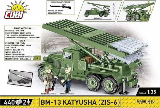 Cobi Τουβλάκια Bm-13 Katyusha για 8+ Ετών 440τμχ