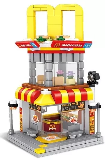 Τουβλάκια Burger Shop για 6+ Ετών 244τμχ