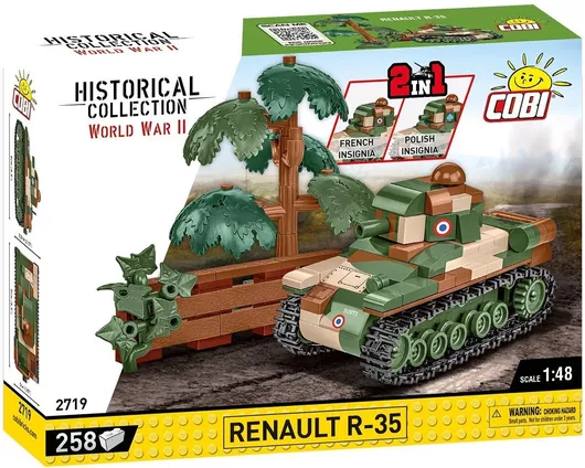 Cobi Τουβλάκια WWII Renault R-35 258τμχ