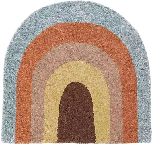 OYOY Παιδικό Χαλί Μάλλινο Πολύχρωμο 90x88cm