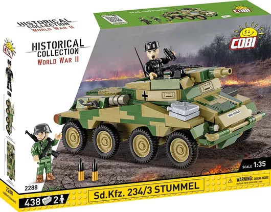 Cobi Τουβλάκια Historical Collection Wwii Sd.kfz. 234-3 Stummel για 7+ Ετών 438τμχ