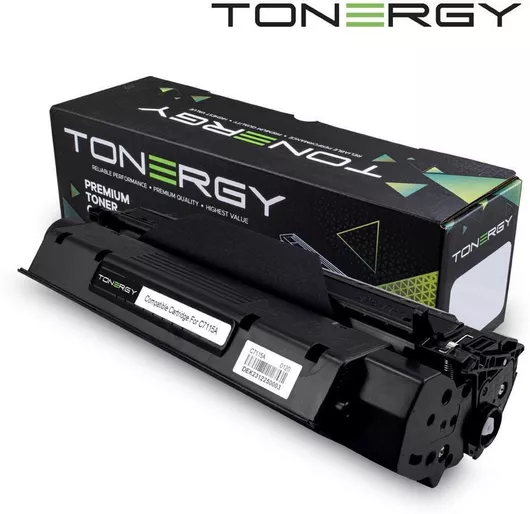 Toner Cartridge Hp Laserjet 1000 Series/1200 Series/1300 Series 3080 3300 Series Canon Lbp-1210 Black C7115a 2613a 2624a Tonergy Non-original Note 2500 Copies Chip
