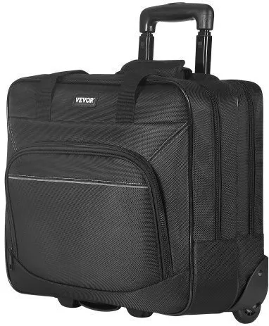 Vevor Αδιάβροχη Τσάντα Laptop 15.6" με Ροδάκια Μαύρο LGSTDNB156INBPC3WV0