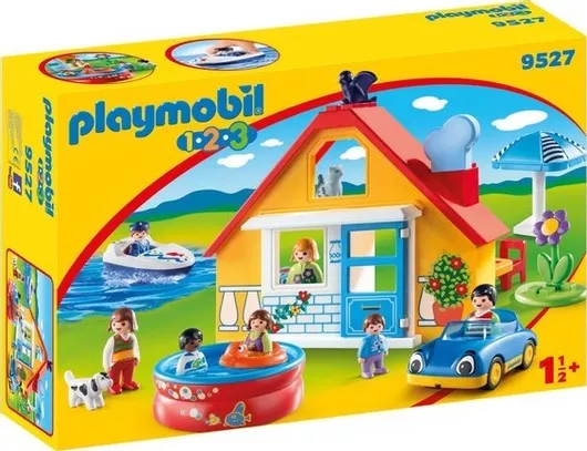 Playmobil 123 Εξοχικό Σπίτι με Βάρκα & Αυτοκίνητο για 1.5+ Ετών