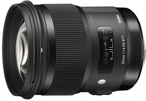 Sigma Φωτογραφικό Φακός Full Frame 50mm f/1.4 DG HSM Art για Nikon F Mount