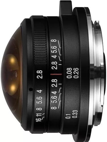 Laowa Crop Φωτογραφικός Φακός 4mm f/2.8 Circular Fisheye / Wide Angle για Micro Four Thirds MFT Mount Μαύρο