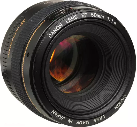 Canon Full Frame Φωτογραφικός Φακός 50mm f/1.4 USM Σταθερός για Canon EF Mount Μαύρο