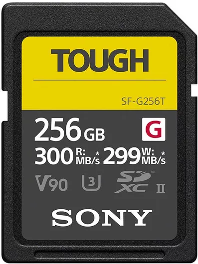 Sony SF-G256T Tough Κάρτα Μνήμης V90 U3 256GB UHS-II SDXC