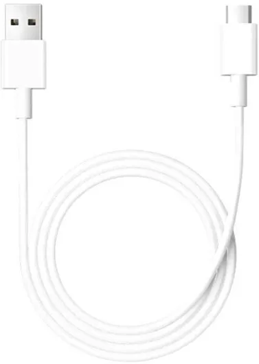 Xiaomi USB 2.0 Cable USB-C male - USB-A 60W Λευκό 1m BHR087GGL