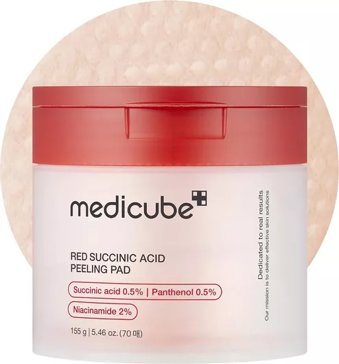 Medicube Red Succinic Acid Pads Τόνωσης Προσώπου 70τμχ