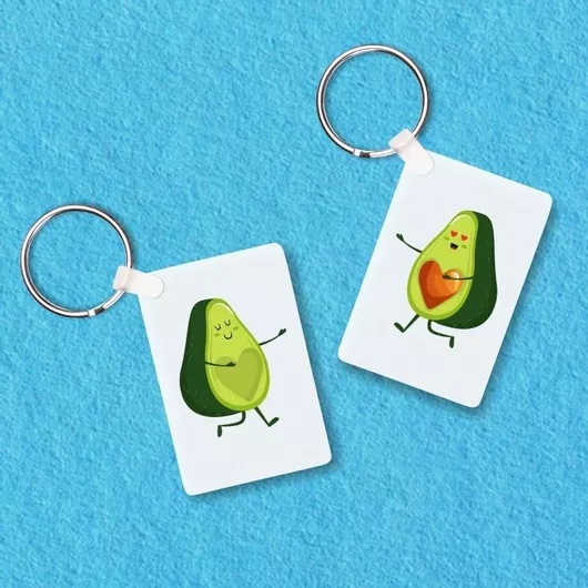 Σετ 2 Μπρελόκ Avocado Ζευγάρια