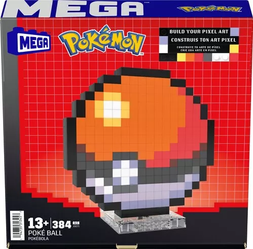 Mega Τουβλάκια Pokémon Classic Poké Ball για 13+ Ετών 342τμχ