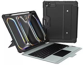 Nillkin Bumper Combo Flip Cover με Πληκτρολόγιο Μαύρο (iPad Pro 2024 13")
