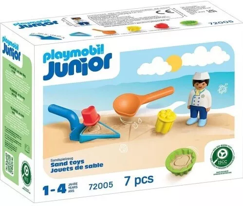 Playmobil Junior Παιχνίδια Στην Άμμο Με Τον Παγωτατζή για 1-4 Ετών