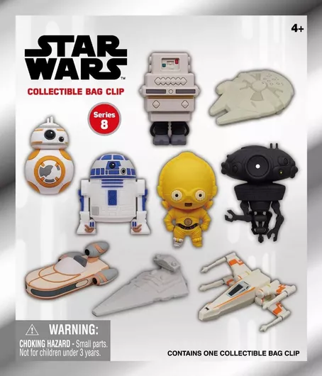 Star Wars Power Force 3d Foam Bag Clip Μπρελόκ Τυχαίο Περιεχόμενο