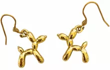 Nefeli Jewels sk013 Σκουλαρίκια Σκυλάκι με Επίχρυσο Χρώμα Stainless Steel 