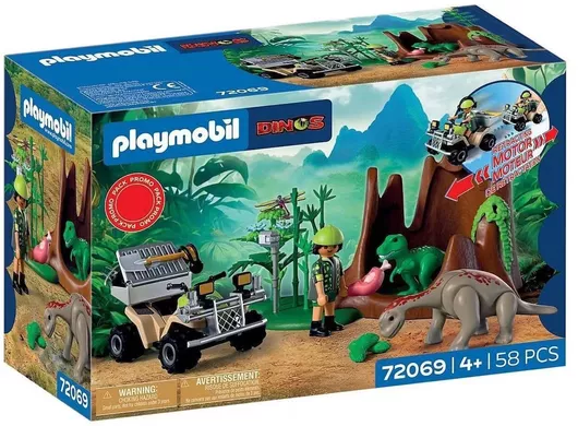 Playmobil Εξερεύνηση στην Κρυψώνα των Δεινοσαύρων για 4 Ετών