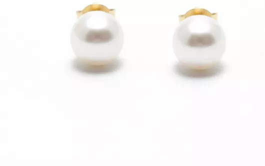 Gatsa ΣκουλαρίκιαΑσήμι Επιχρυσωμένα με Πέρλες