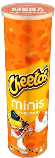 Cheetos Mellow Cheddar Hot Minis Tube 102g